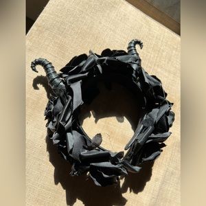 Halloween Handmade Maleficent Black Headband